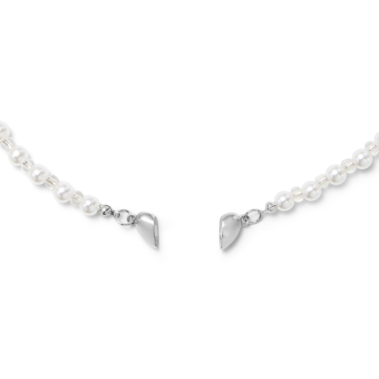 Pure Heart White Pearl Necklace