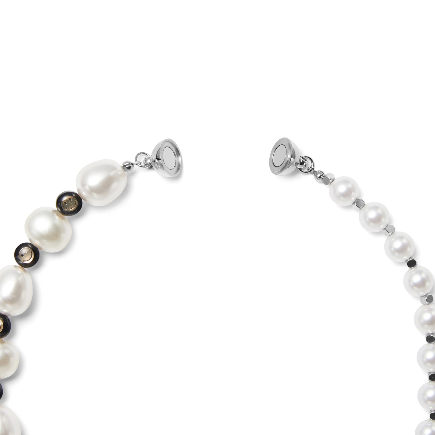 Day And Night Smile Pearl Beaded Necklace