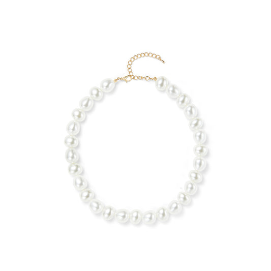 Round & Round Pebble Pearl Necklace