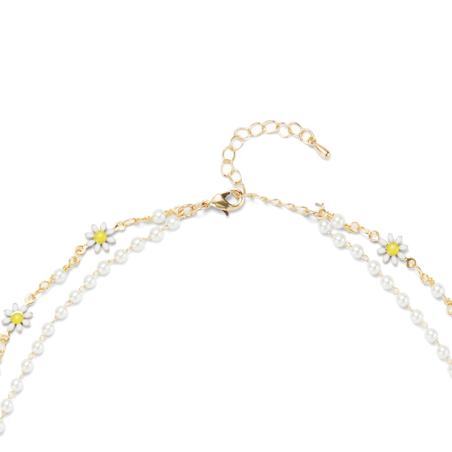 Daisy & Pearl Layered Necklace